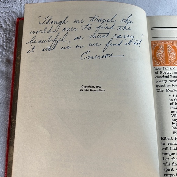 ELBERT HUBBARD’S SCRAP HARDCOVER BOOK 1923 VINTAGE / ANTIQUE 100 YEARS OLD - Picture 8 of 16